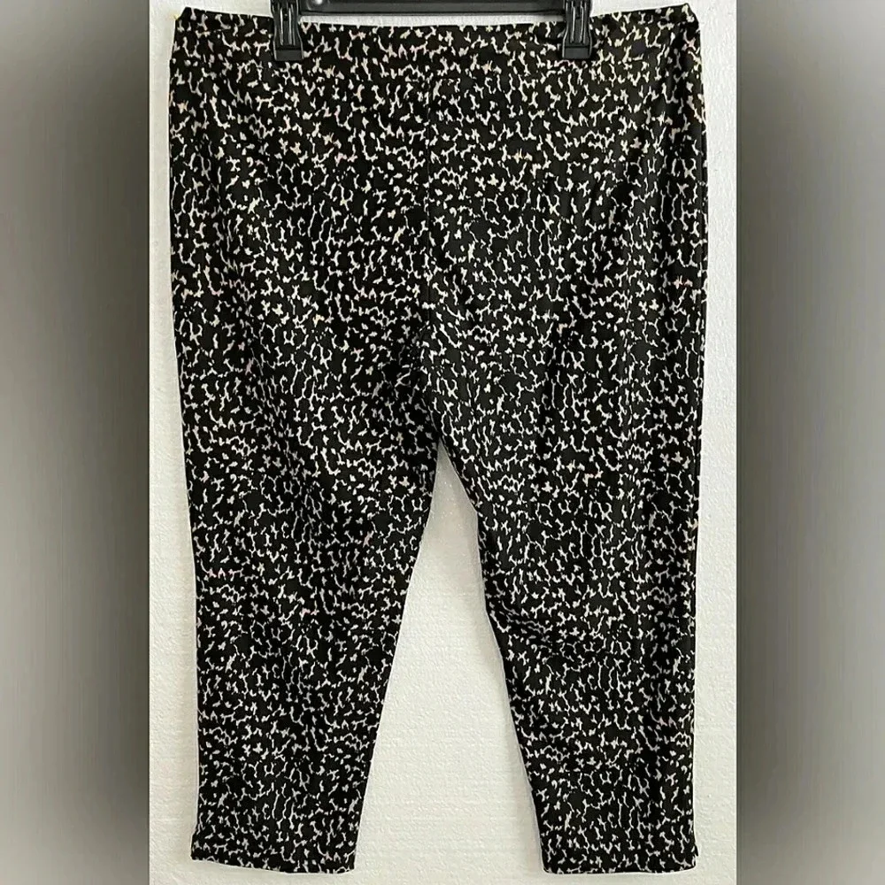 Jude Connally XXL Crop Resort Cruise Leggings Capris Travel Stretch Pull-On New